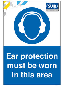 Ear protection must be worn in this area